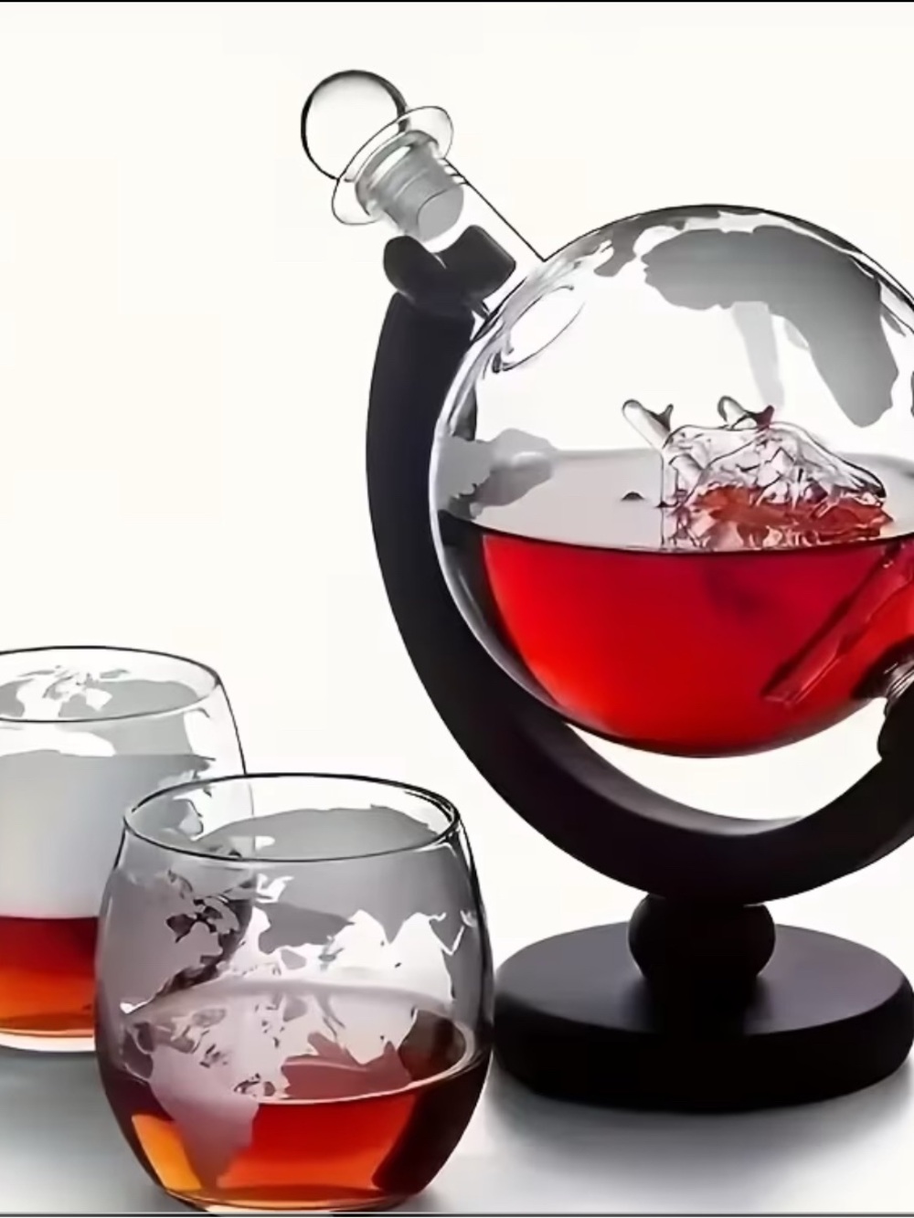 Globe Decanter Set Glass Set